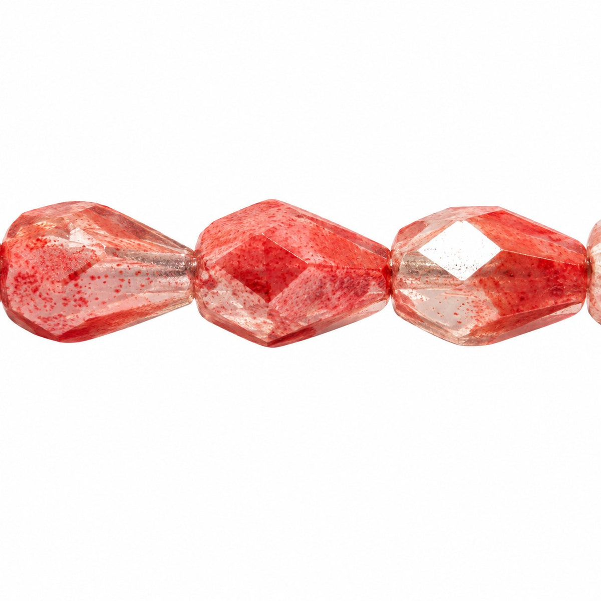 Faceted Fire Polished Beads Special Cut, X1228 Hematite (x1228-14400), Glass, Czech Republic