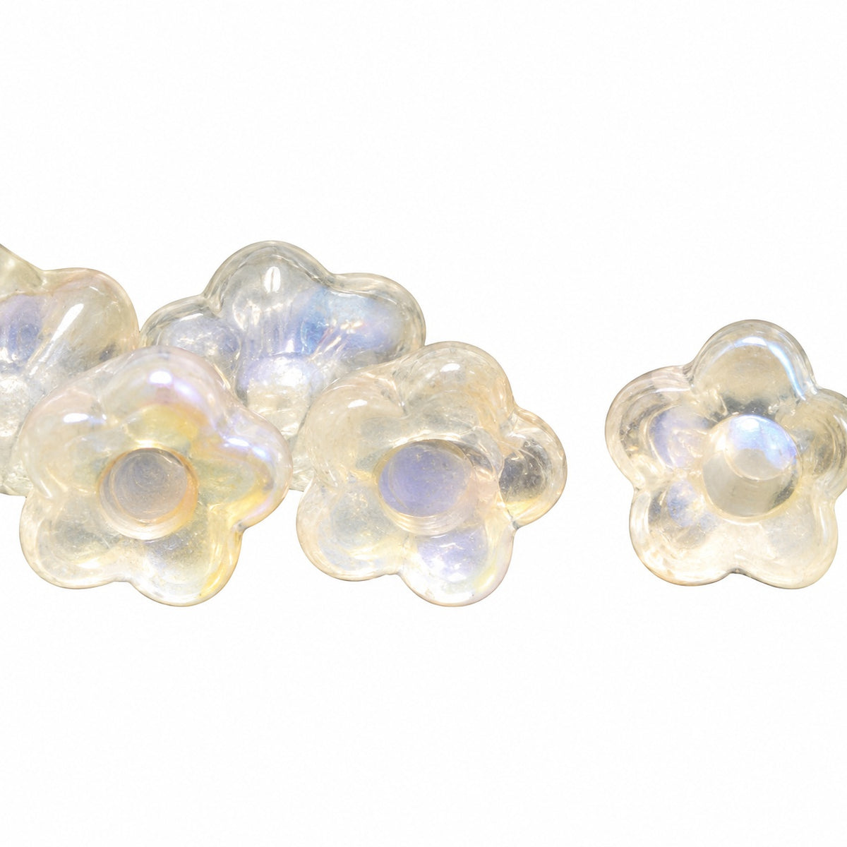 Forget Me Not Beads, Crystal 84510 Ab (00030-84510-28701), Glass, Czech Republic