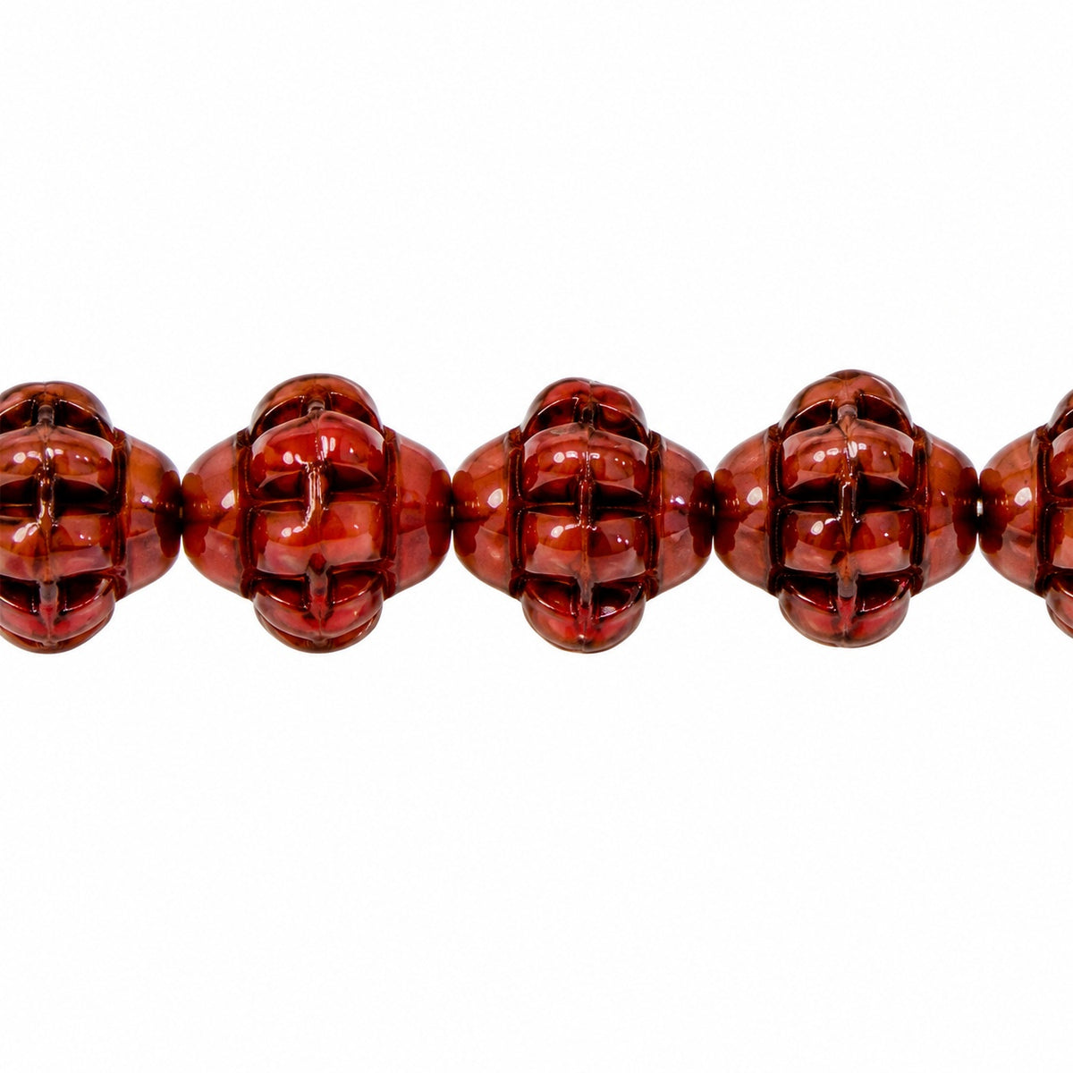 Spinner Beads, 99996 Brown Lined (99996-46410), Glass, Czech Republic