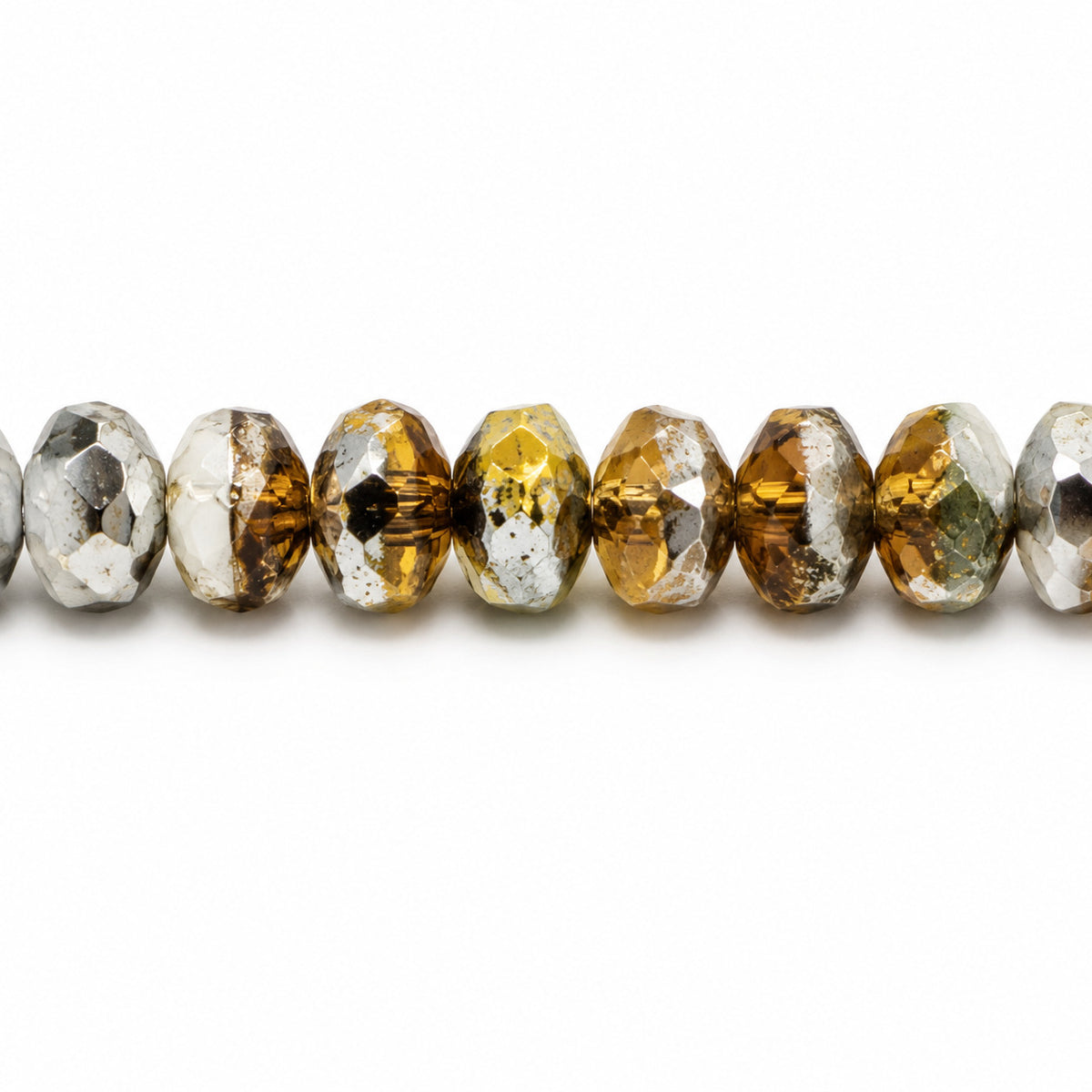 Special Cut Faceted Fire Polished Beads, Ts034 Volcano (ts034-28001), Glass, Czech Republic