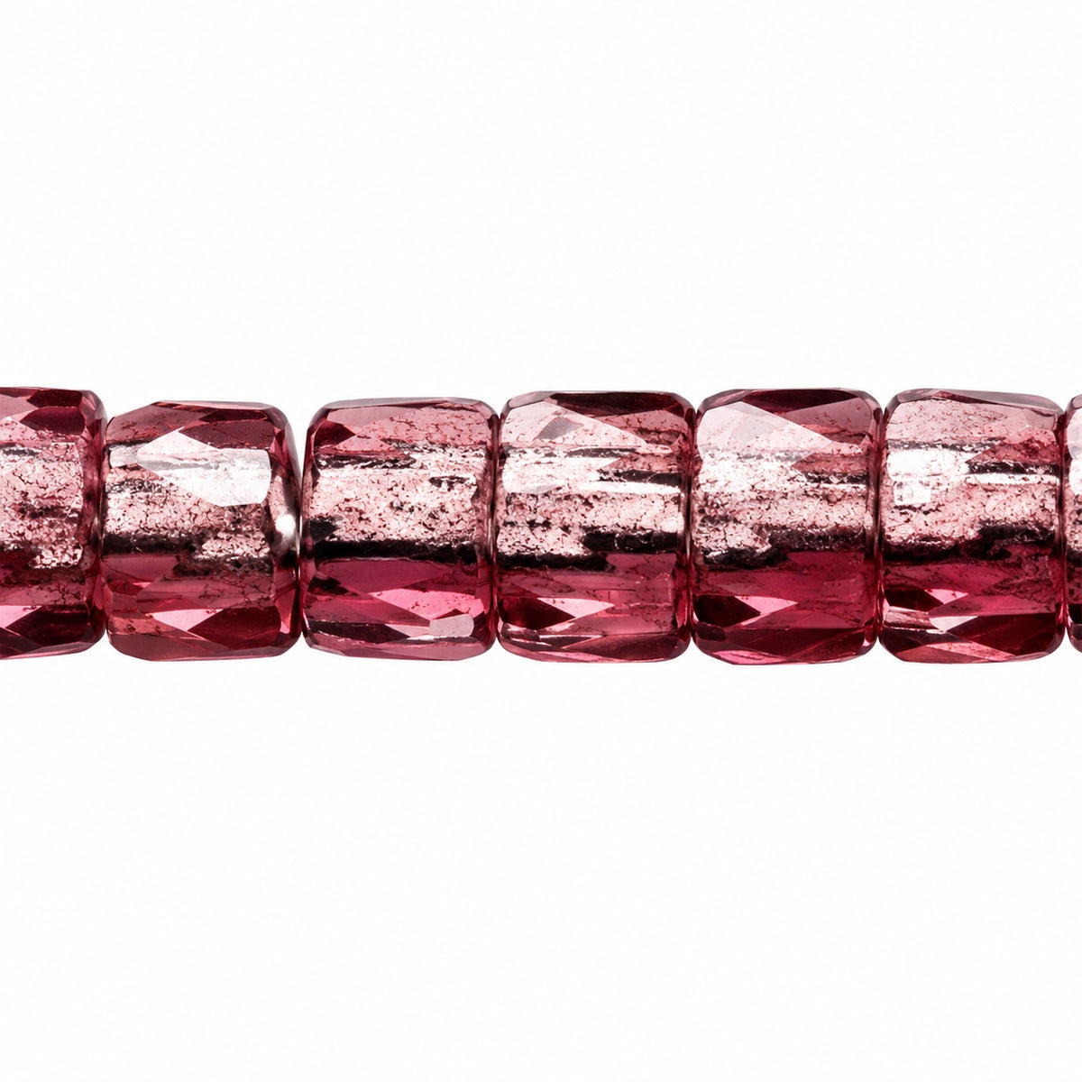 Faceted Oval Beads Special Cut, Transparent Light Amethyst (20030), Glass, Czech Republic