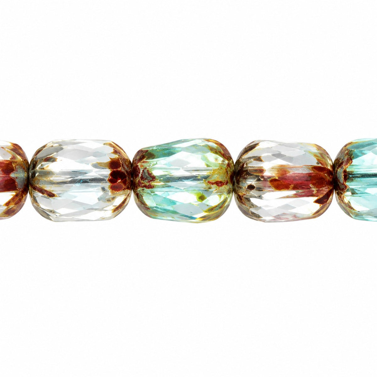 Faceted Fire Polished Beads Special Cut, X3102 Stain Strong (x3102-86805), Glass, Czech Republic