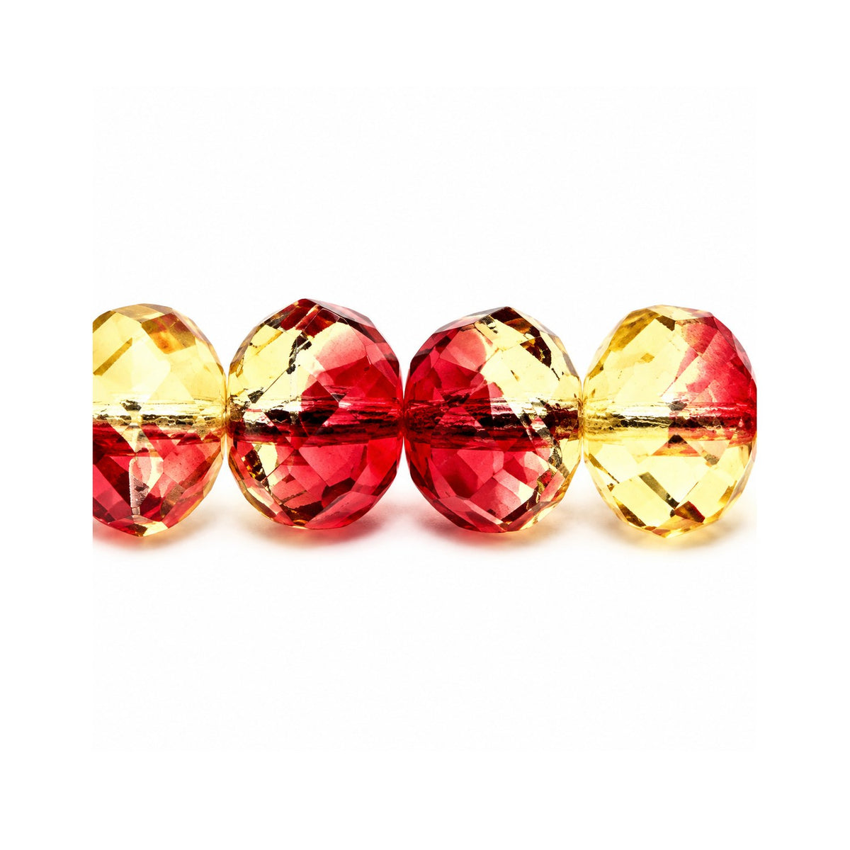 Special Cut Faceted Fire Polished Beads, T1005 (t1005), Glass, Czech Republic