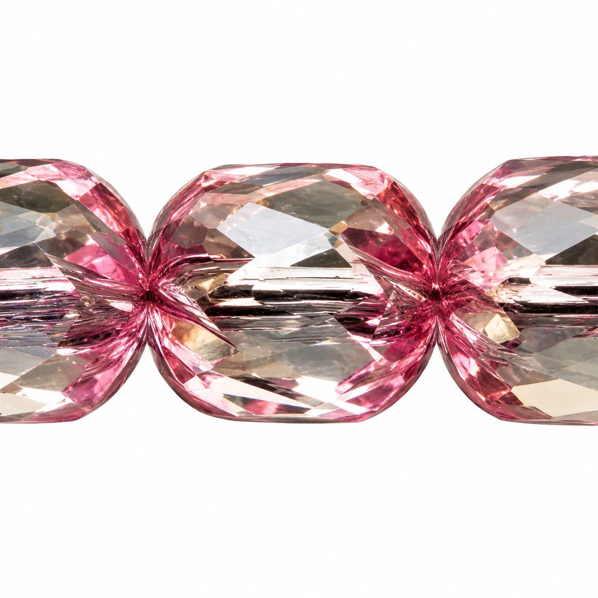 Faceted Fire Polished Beads Special Cut, Crystal Luster Red Full Coated (00030-14495), Glass, Czech Republic