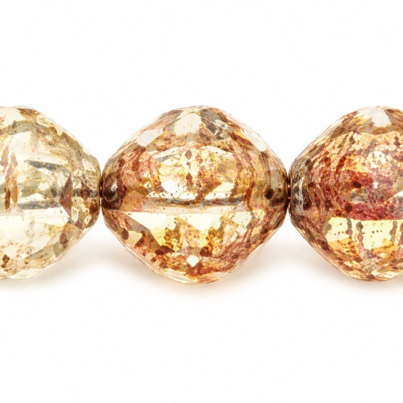 Wasp Special Cut Faceted Fire Polished Beads, X3134 Stain Strong (x3134-86805), Glass, Czech Republic