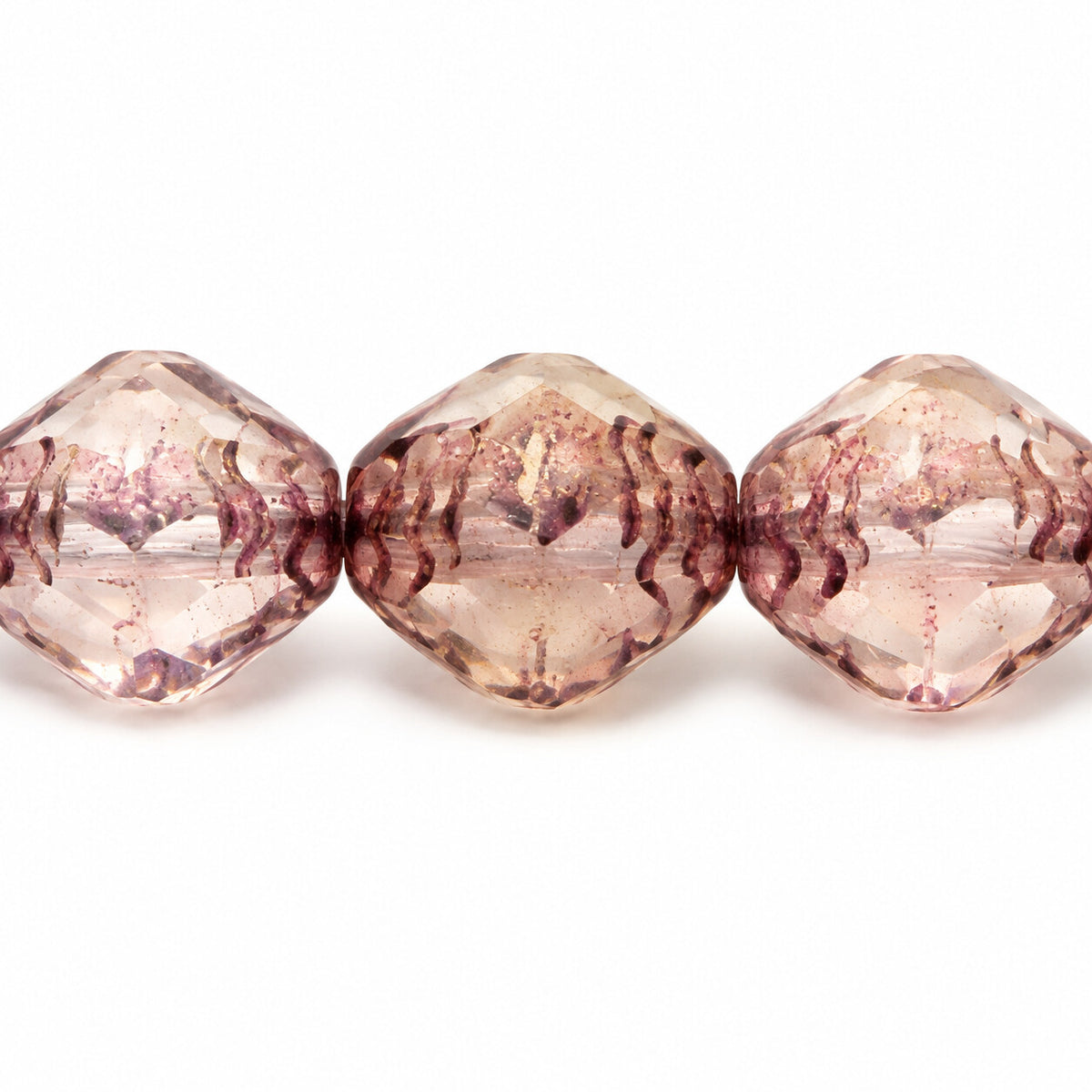 Wasp Special Cut Faceted Fire Polished Beads, 16008 Bronze (16008-14415), Glass, Czech Republic