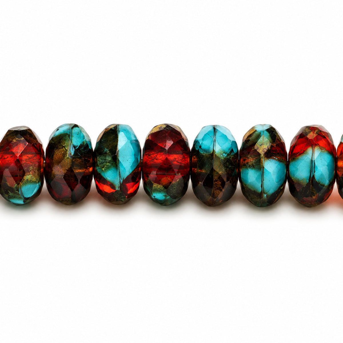 Special Cut Faceted Fire Polished Beads, S0150 (s0150), Glass, Czech Republic