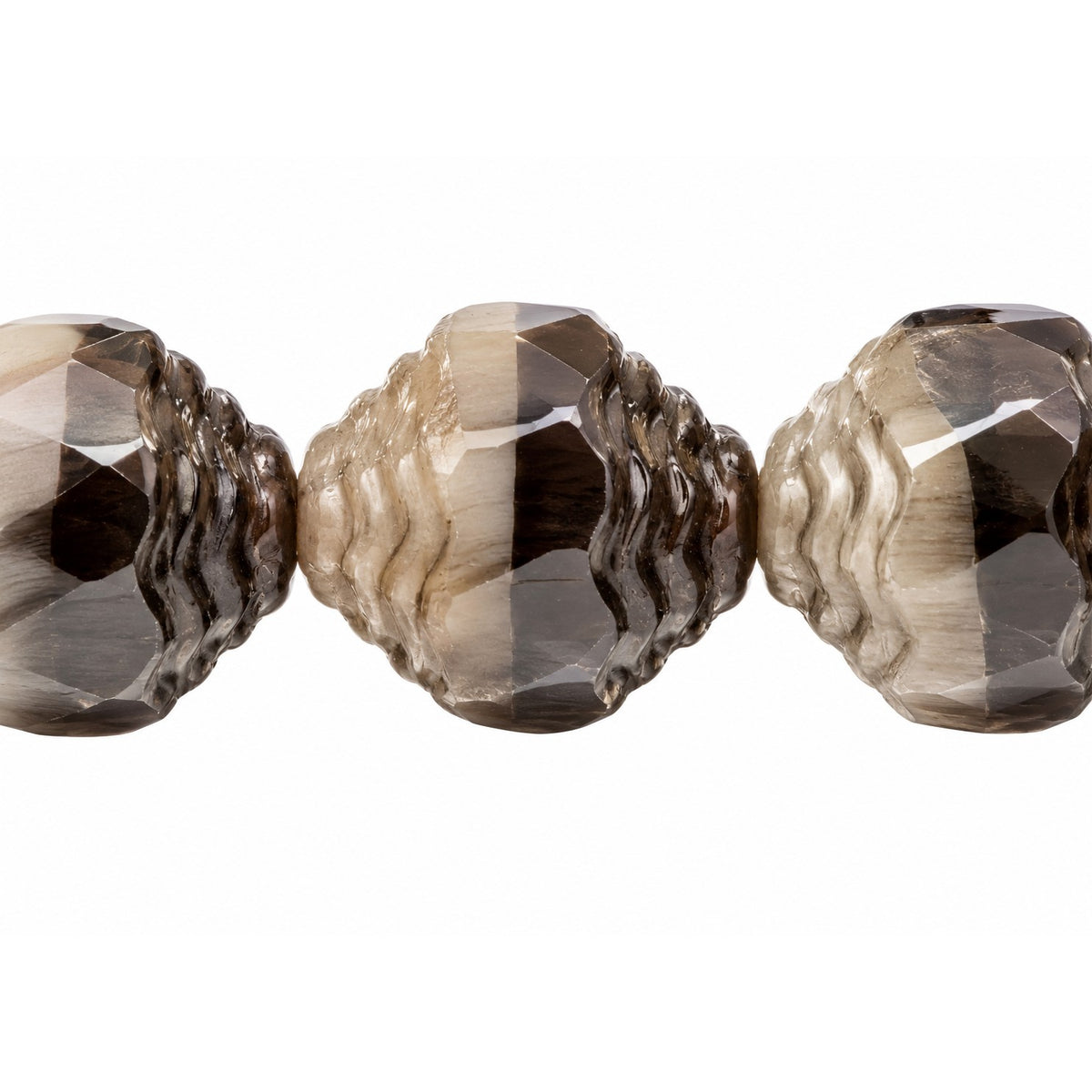 Special Cut Faceted Fire Polished Beads, X1111 (x1111), Glass, Czech Republic