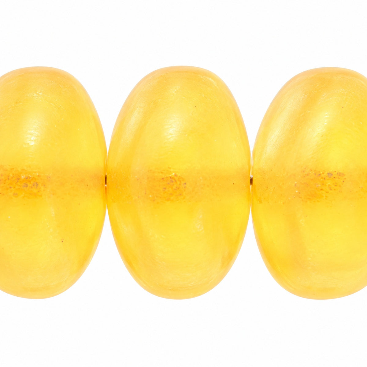 Pressed Rondelle Beads, Transparent Orange Matte (10030-84110), Glass, Czech Republic