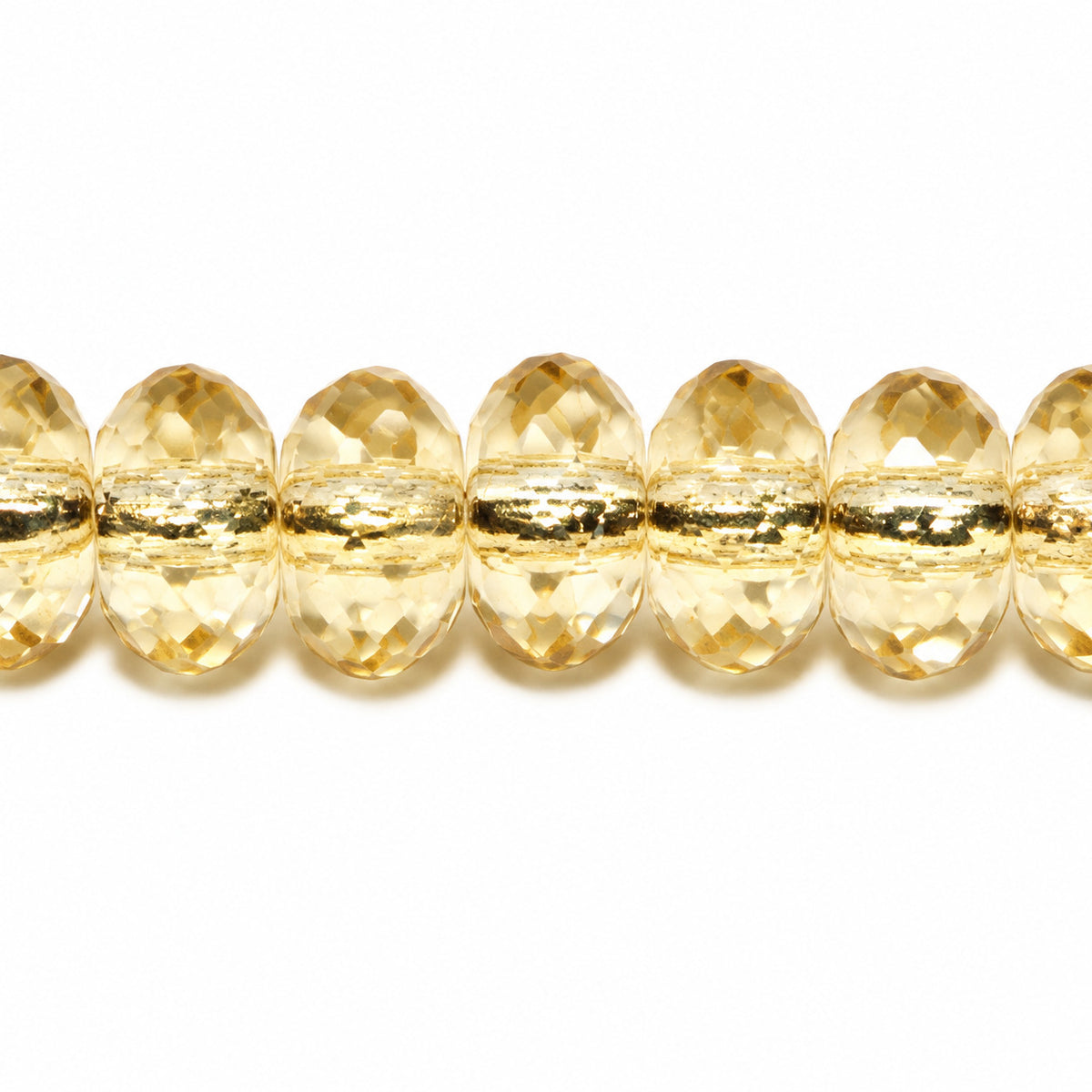 Special Cut Faceted Fire Polished Beads, Topaz Yellow Transparent (10000), Glass, Czech Republic