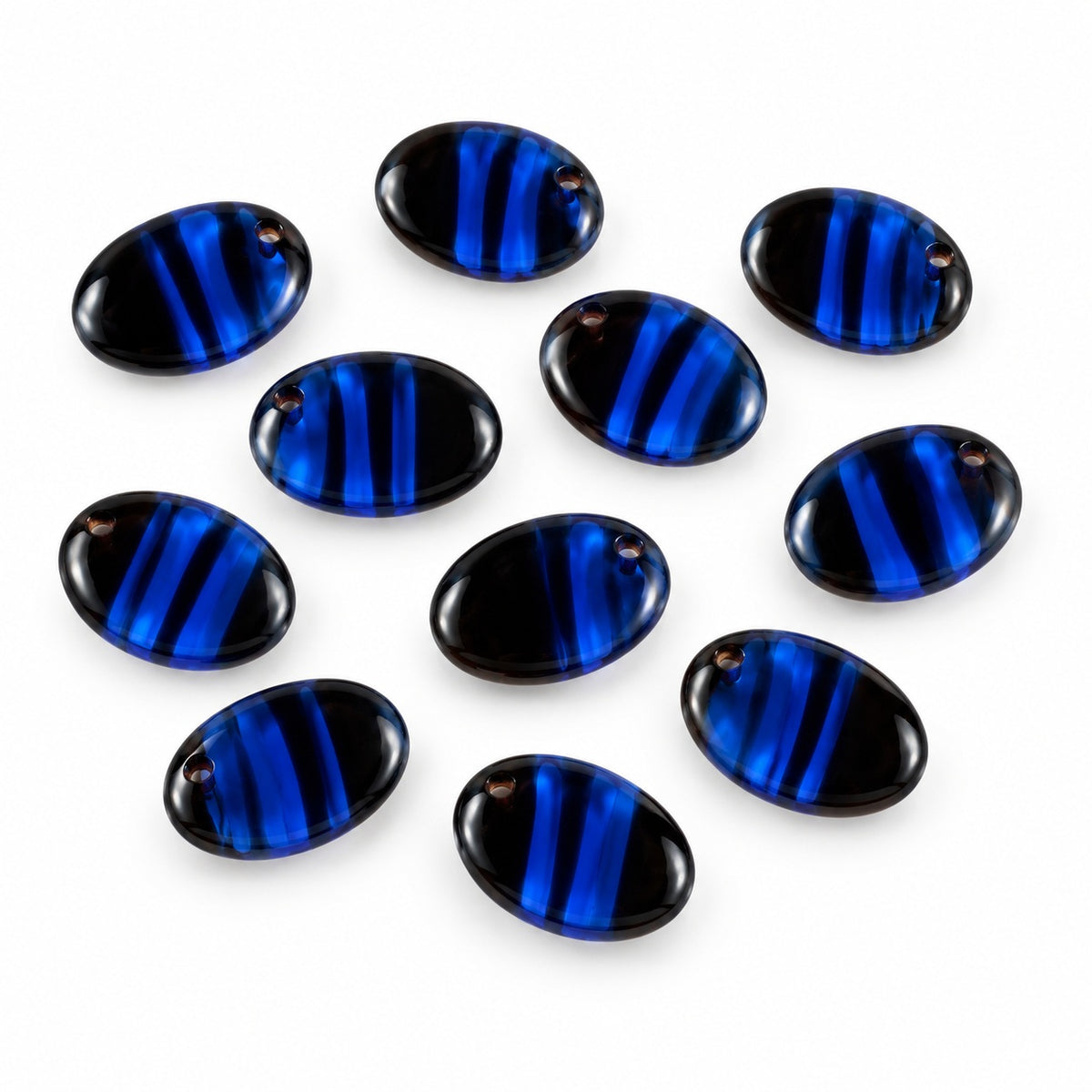 Oval Lentil Beads, Xxxxx (xxxxx), Glass, Czech Republic