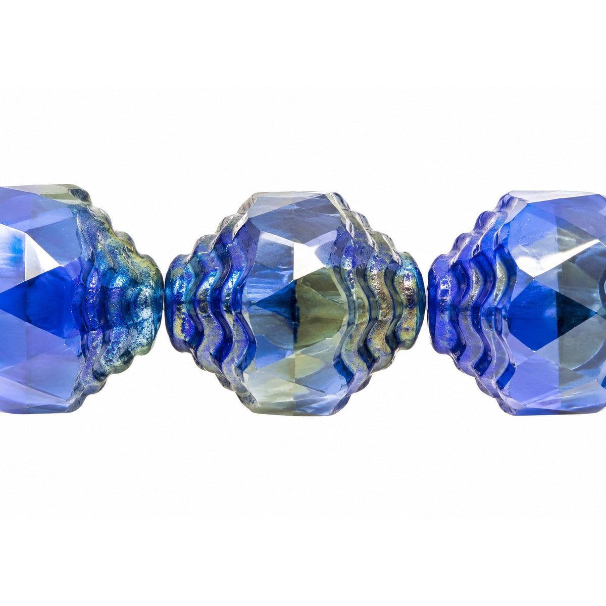 Special Cut Faceted Fire Polished Beads, X1191 (x1191), Glass, Czech Republic