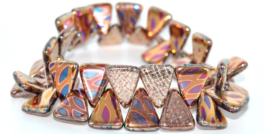 OUTLET 10 克尖刺珠,14 x 18 毫米,水晶混合颜色 5 (00030-MIX-5),玻璃,捷克共和国