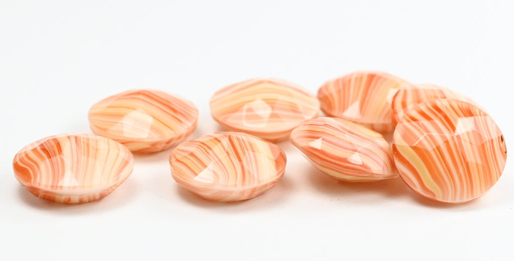 ラウンドポイントバックキャブ、15033(15033)、ガラス、チェコ共和国〜STRANDED