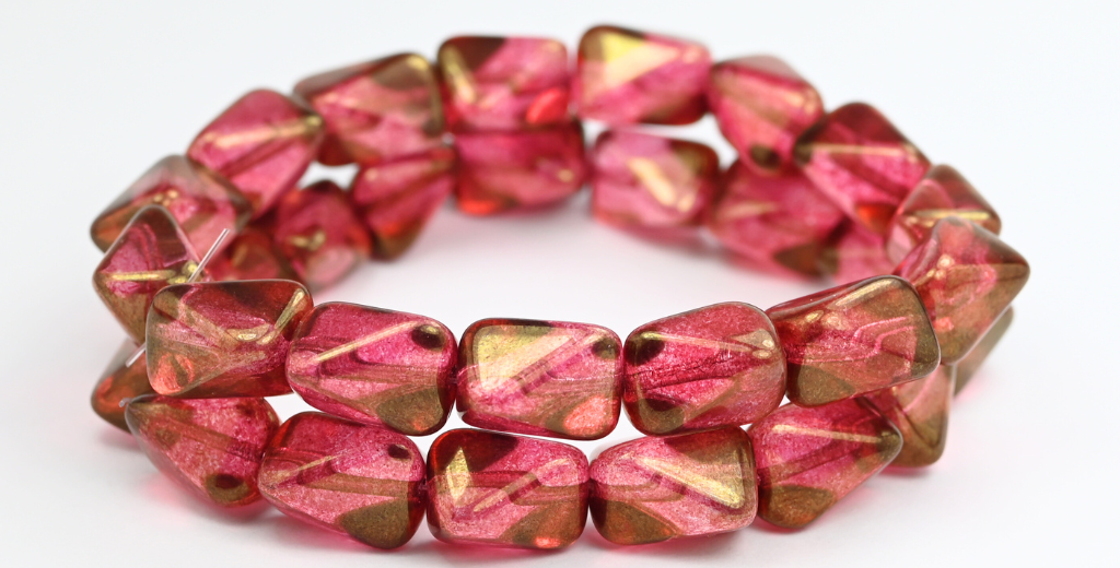 プレスビーズ、クリスタルラスタールビー(00030-14497)、ガラス、チェコ共和国