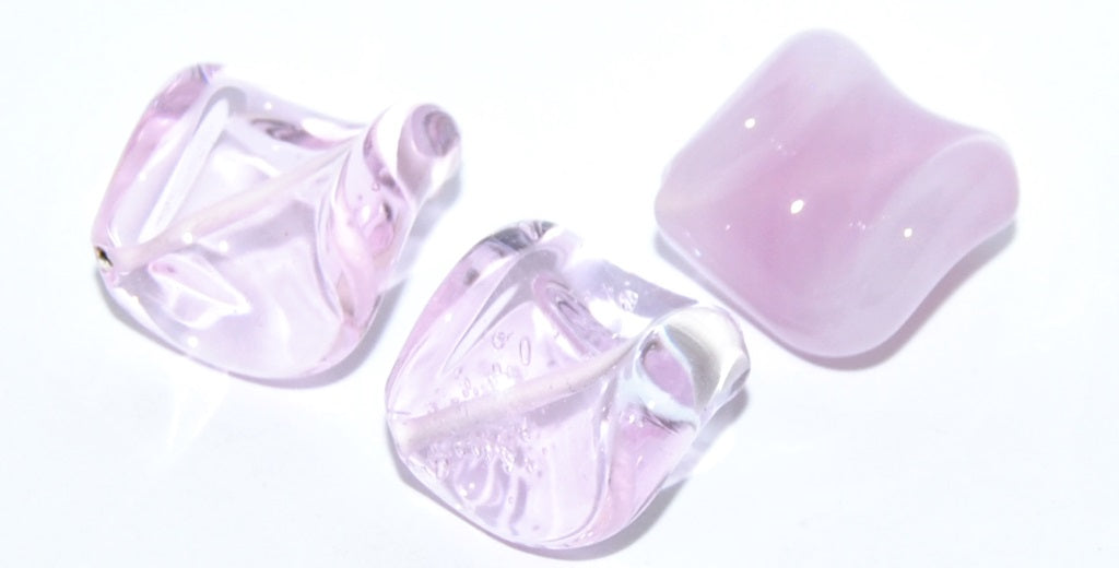 Leaf Lampwork Glass Handmade Beads, (D), Glass, Czech Republic