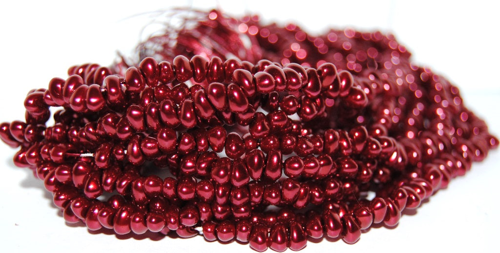 Shaped Pressed Glass Beads, 70499 (70499), Glass, Czech Republic