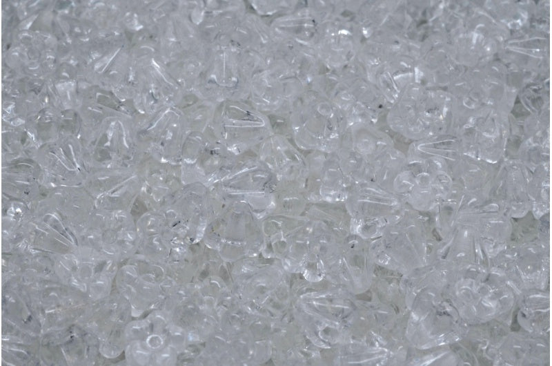 Bell Flower Beads Crystal Glass Czech Republic R-111-00240-04X06-00030_250g