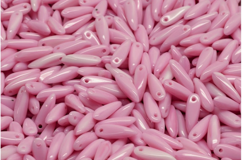 ダガービーズ、ピンク(07724)、ガラス、チェコ共和国