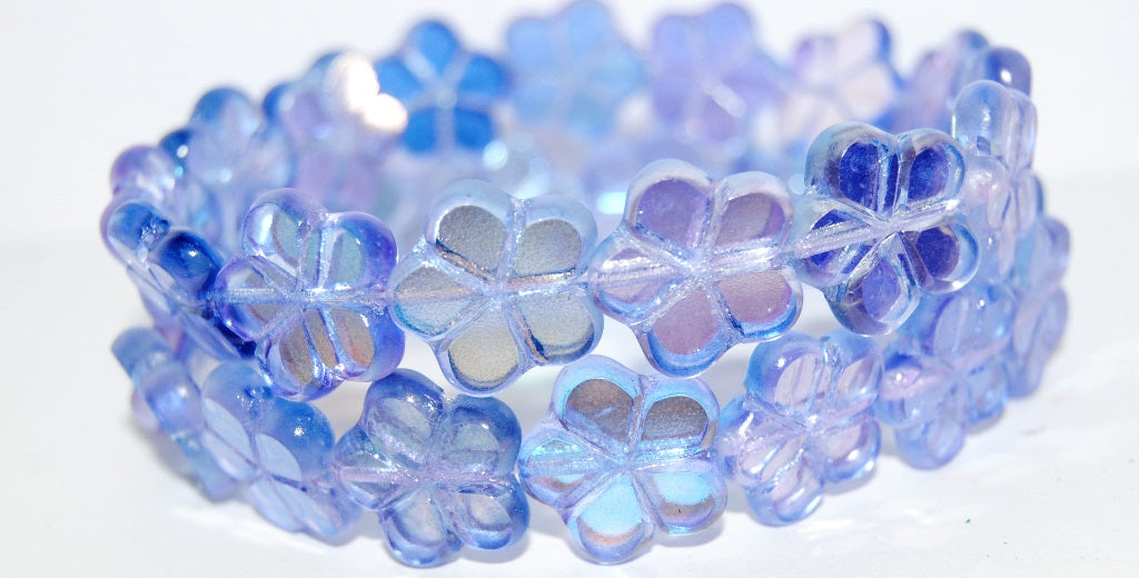 Table Cut Flower Beads, 48102 (48102), Glass, Czech Republic