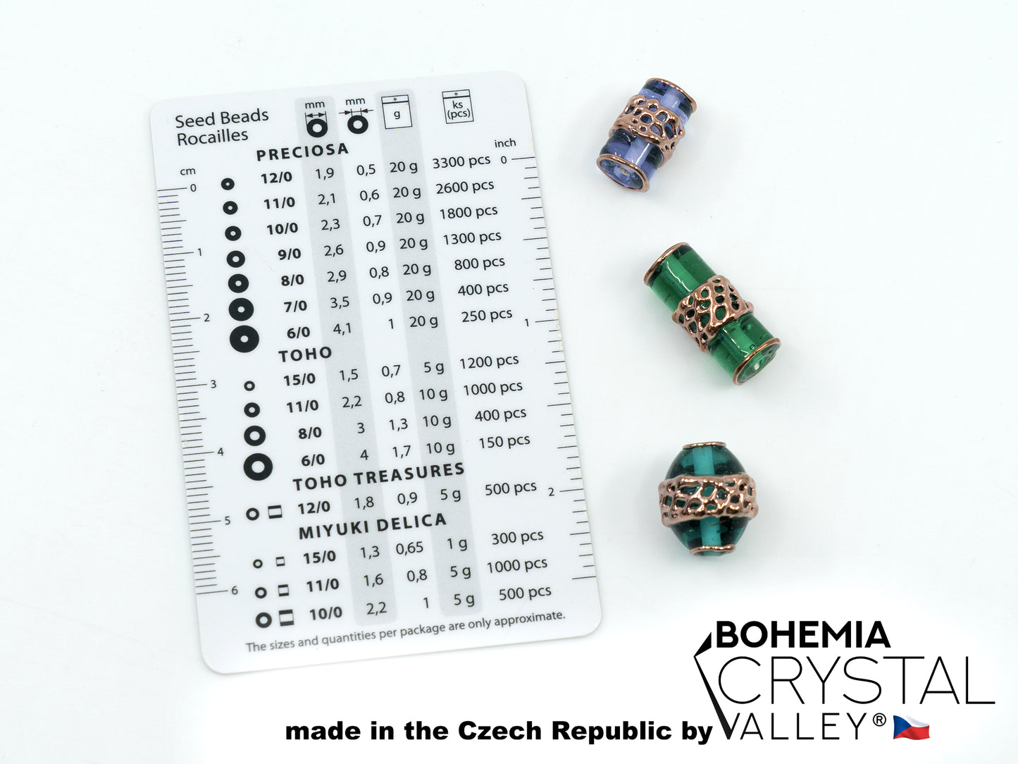 30 pcs Lampwork Beads 504 / Oval (271-29-001), Handmade, Preciosa Glass, Czech Republic