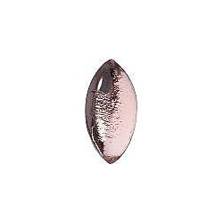 Navette Cabochons Flat Back Crystal Glass Stone, Pink 10 Transparent With Aluminium (70110-L-Al), Czech Republic