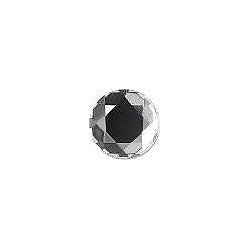Round Faceted Flat Back Crystal Glass Stone, White 7 Transparent With Silver Foil (000300-Sf), Czech Republic