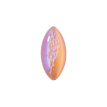 Navette Cabochons Flat Back Crystal Glass Stone, Nude 4 Mexico Opals