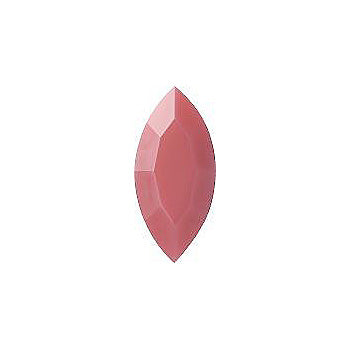 Navette Faceted Pointed Back (Doublets) Crystal Glass Stone, Pink 4 Opaque (73040), Czech Republic