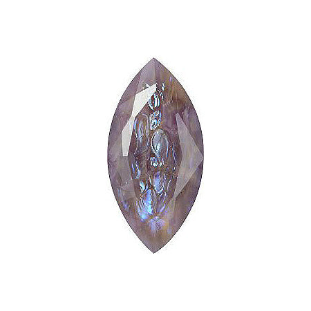 Navette Faceted Pointed Back (Doublets) Crystal Glass Stone, Violet 10 Specials (01556), Czech Republic