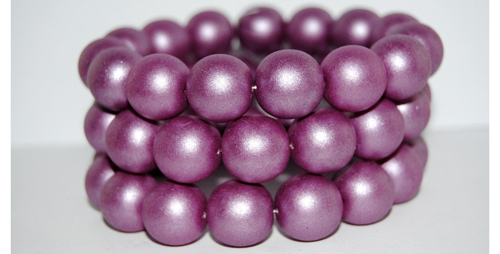 Round Pressed Glass Beads Druck, 70020 (70020), Glass, Czech Republic
