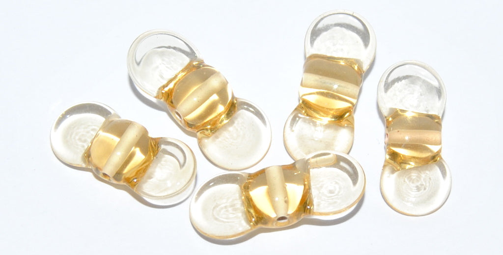 Bow Lampwork Glass Handmade Beads, (E), Glass, Czech Republic