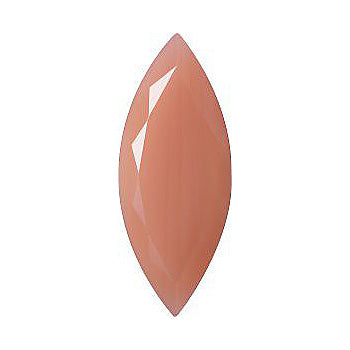 Navette Faceted Pointed Back (Doublets) Crystal Glass Stone, Nude 2 Opaque (71100-B), Czech Republic