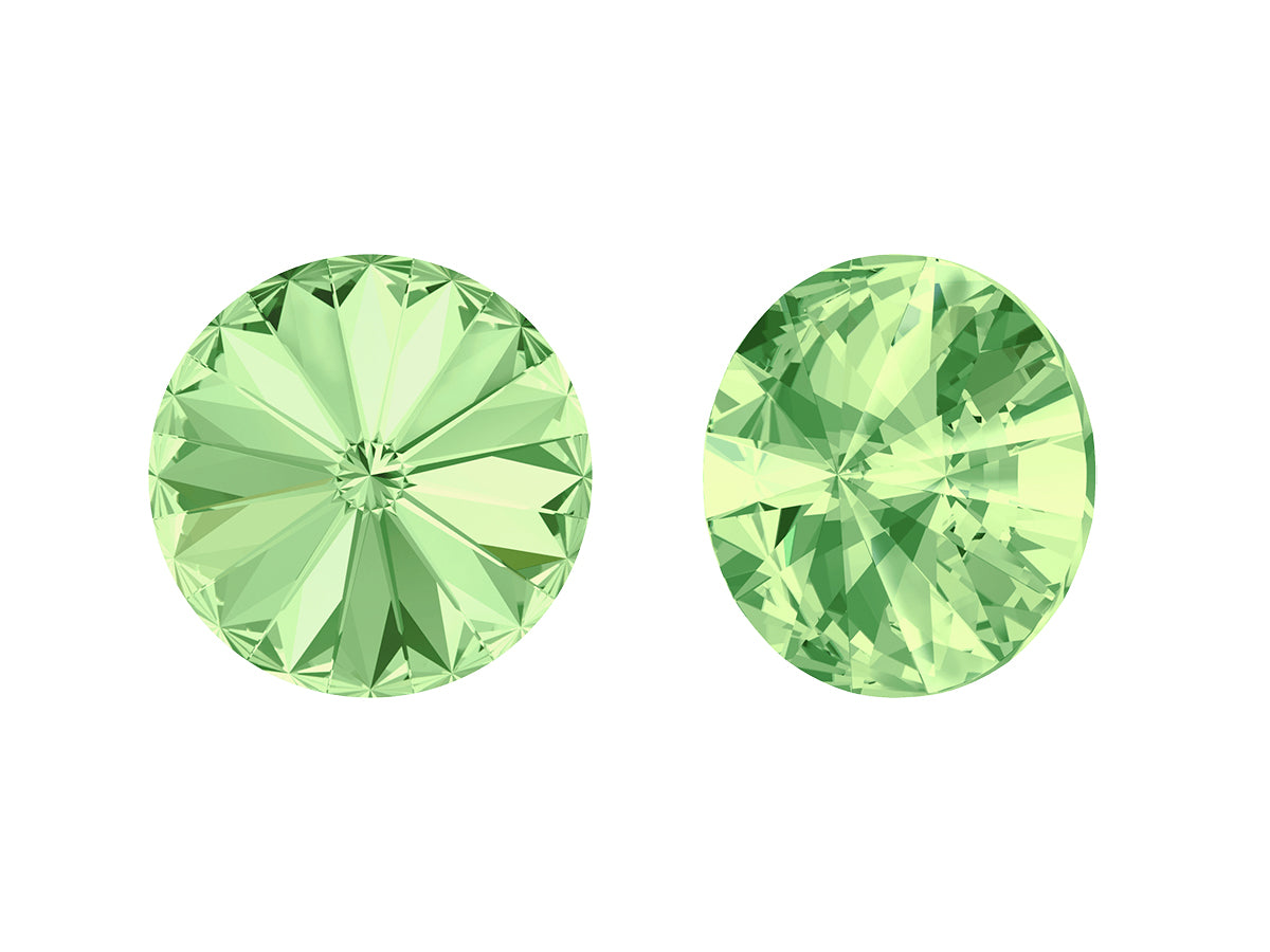 SWAROVSKI CRYSTALS Stones Rivoli 1122 Chaton Chrysolite Glass Austria