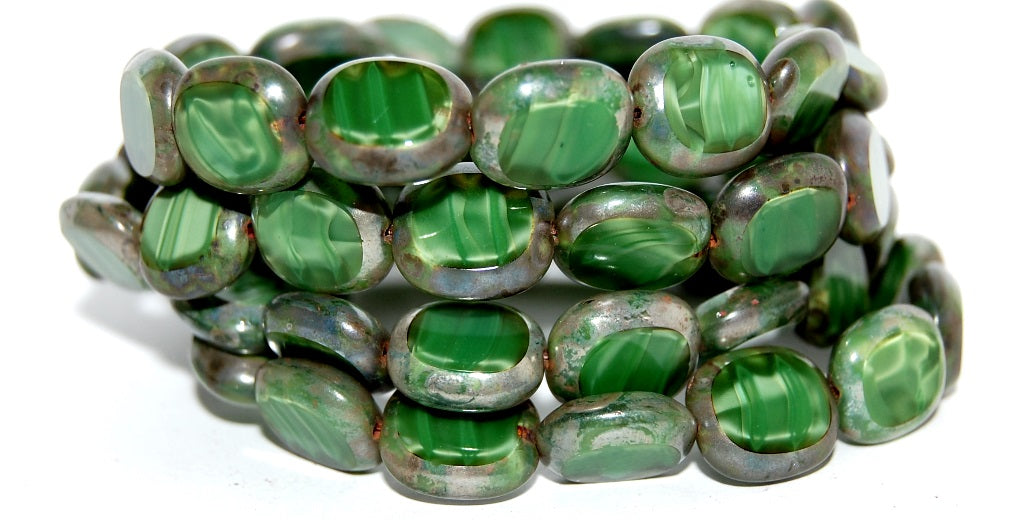 Table Cut Round Candy Beads, (56027 43400), Glass, Czech Republic