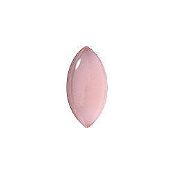 Navette Cabochons Flat Back Crystal Glass Stone, Pink 25 Transparent (70120-L), Czech Republic