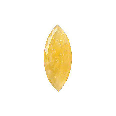 Navette Faceted Pointed Back (Doublets) Crystal Glass Stone, Yellow 11 Pearl Colours (84000-Br-84000-0003), Czech Republic
