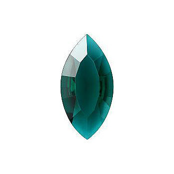 Navette Faceted Pointed Back (Doublets) Crystal Glass Stone, Aqua Blue 13 Transparent (50740), Czech Republic