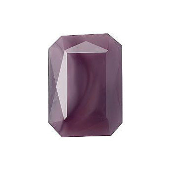 Octagon Faceted Pointed Back (Doublets) Crystal Glass Stone, Violet 7 Pearl Colours (02402), Czech Republic