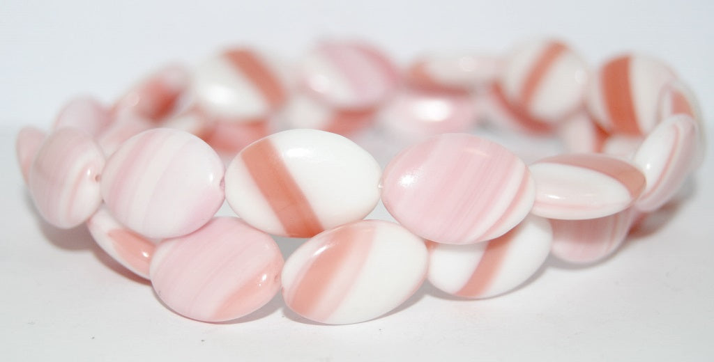 Oval Pressed Glass Beads, 740201020 (740201020), Glass, Czech Republic