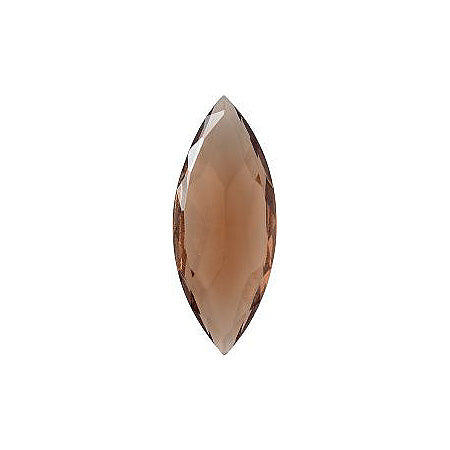 Navette Faceted Pointed Back (Doublets) Crystal Glass Stone, Brown 1 Transparent (10210), Czech Republic