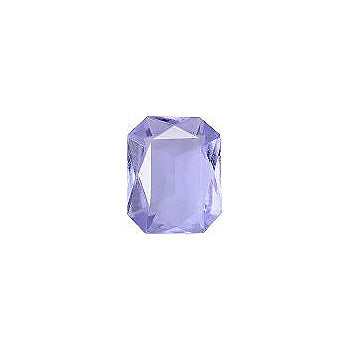 Octagon Faceted Pointed Back (Doublets) Crystal Glass Stone, Violet 1 Transparent (20210), Czech Republic