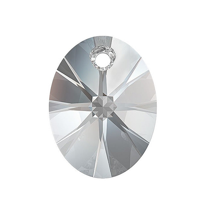 SWAROVSKI ELEMENTS pendant XILION oval 6028 crystal stone with hole Crystal Glass Austria