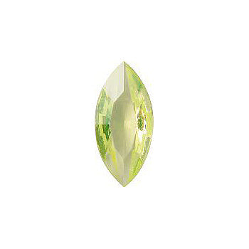 Navette Faceted Pointed Back (Doublets) Crystal Glass Stone, Yellow 2 Transparent (80130), Czech Republic