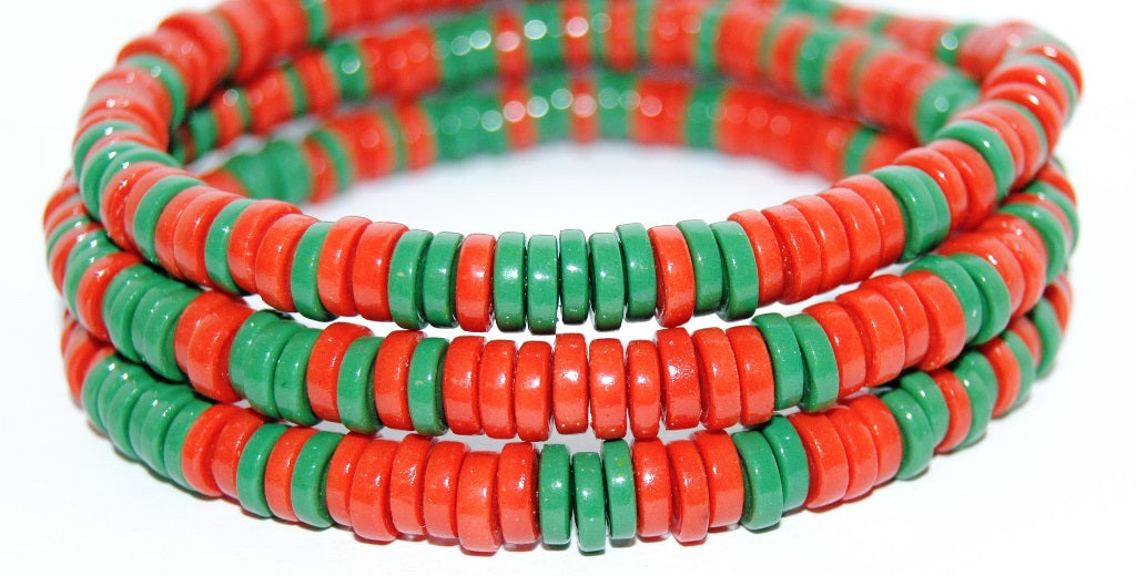 Shaped Pressed Glass Beads, Mixed Colors Color Silver Lined Crystal (Mix Color 1), Glass, Czech Republic