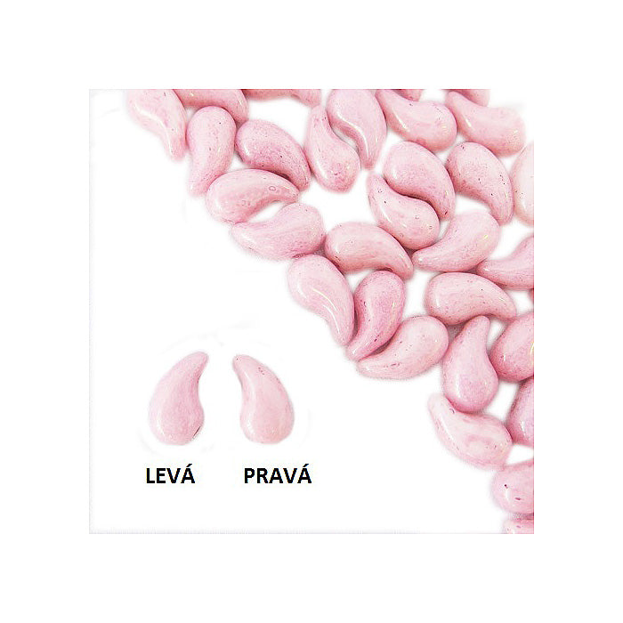 ZoliDuo Czech 2-hole glass beads Pink Glass Czech Republic