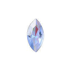 Navette Faceted Pointed Back (Doublets) Crystal Glass Stone, Violet 19 Transparent With Ab (30000-Abb), Czech Republic