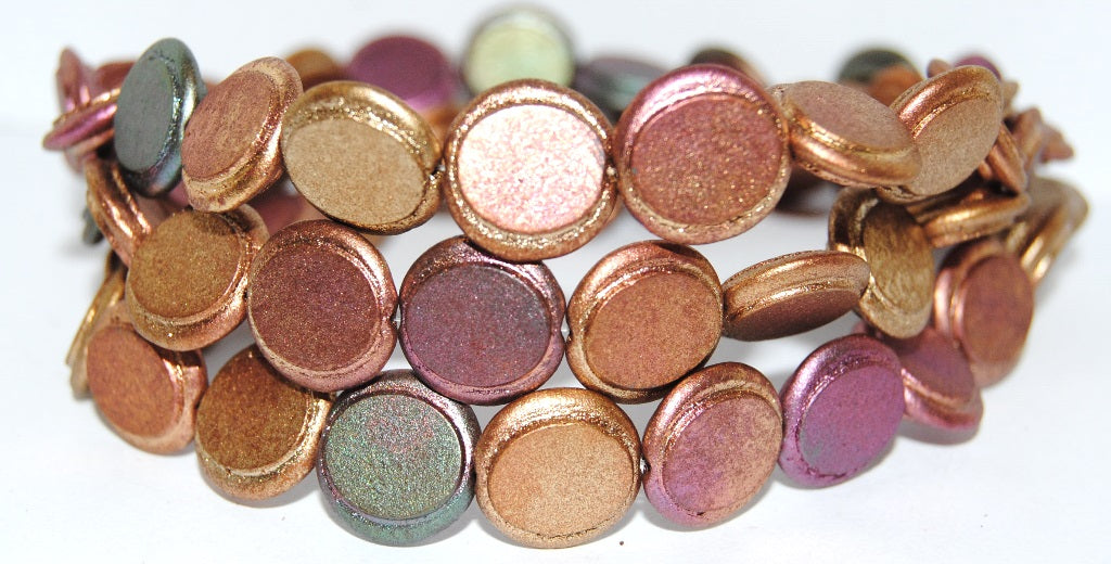 Table Cut Round Beads Eskooko, 1620 (1620), Glass, Czech Republic