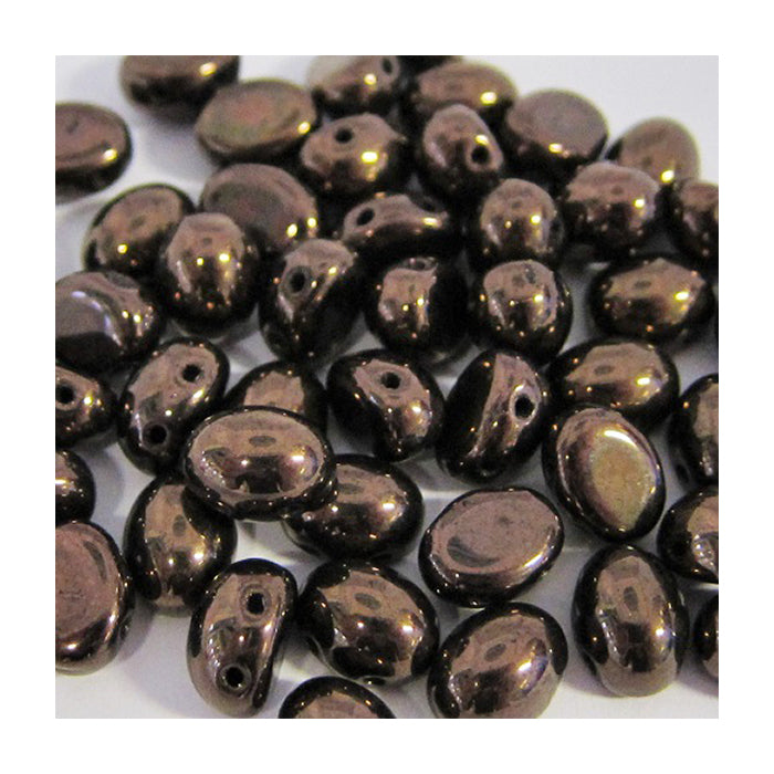 PRECIOSA Candy beads 2-hole oval glass cabochon (like Samos par