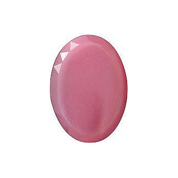 Oval Faceted Flat Back Crystal Glass Stone, Pink 14 Pearl Colours (07402), Czech Republic
